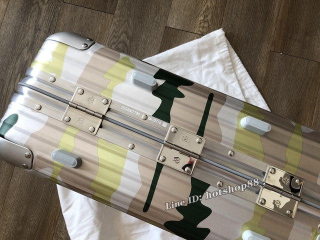 RIMOWA新版original cabin 21寸鋁鎂合金迷彩限量款旅行箱 gdx1416